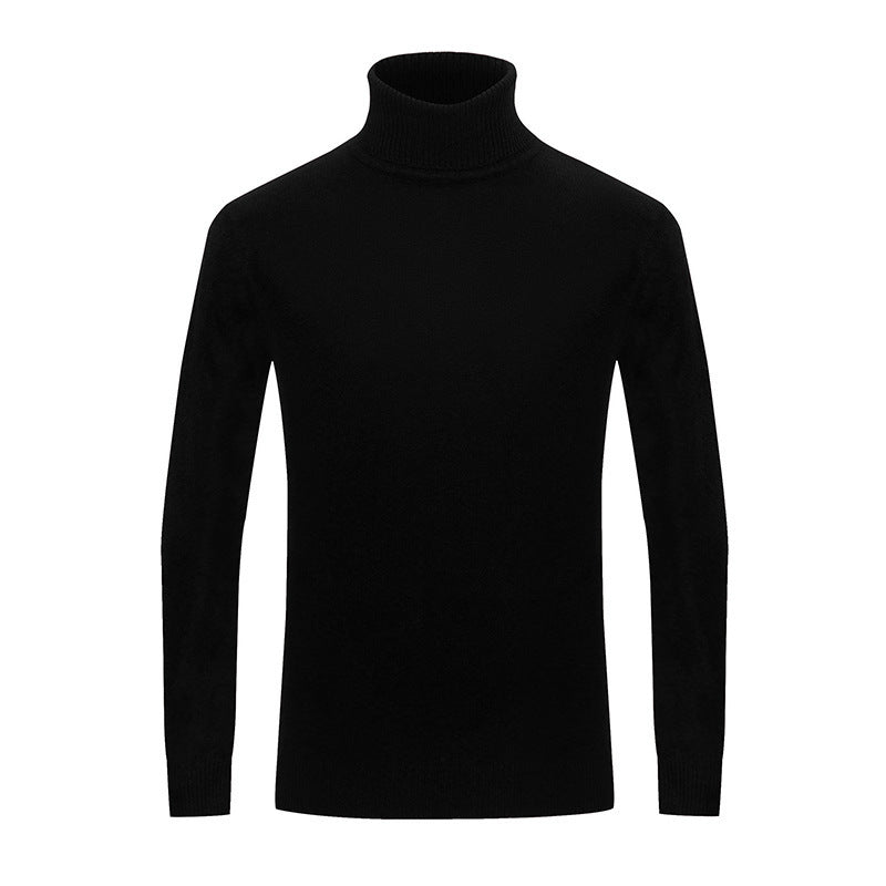 Herren Rollkragenpullover Feine Wolle Eleganter Style - BerlinGlamour