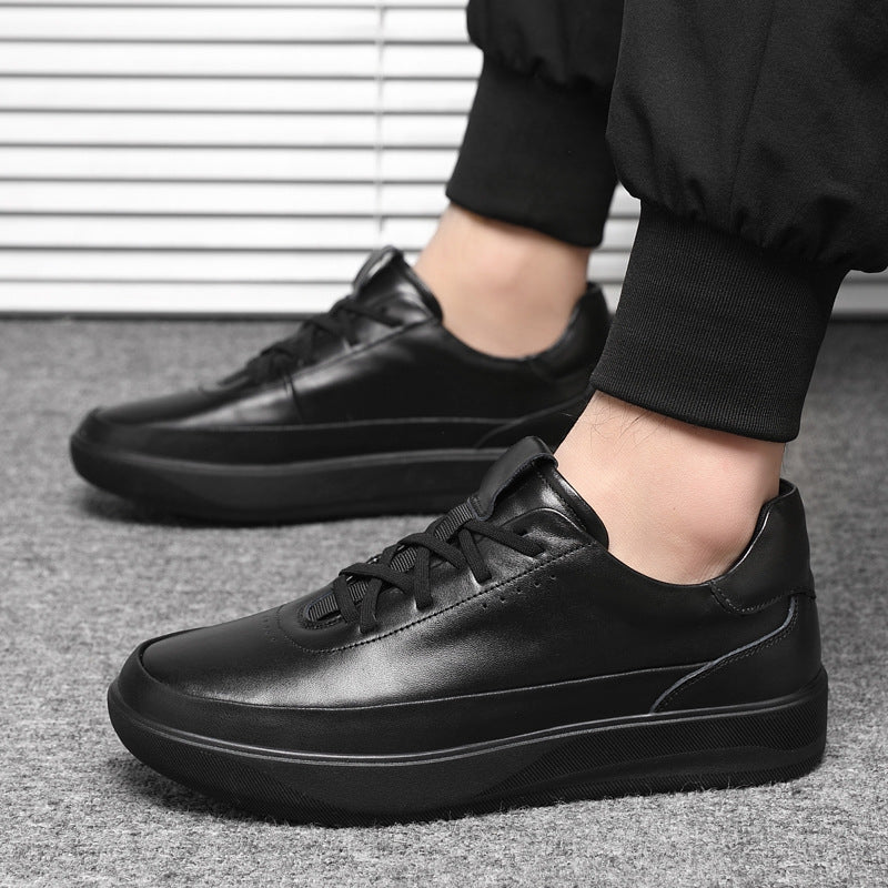Damen Sneaker Leder Schuhe Bequem Mit Dämpfung