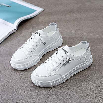 Damen Sneaker Sportlich Atmungsaktiv Mesh Weiße Sohle