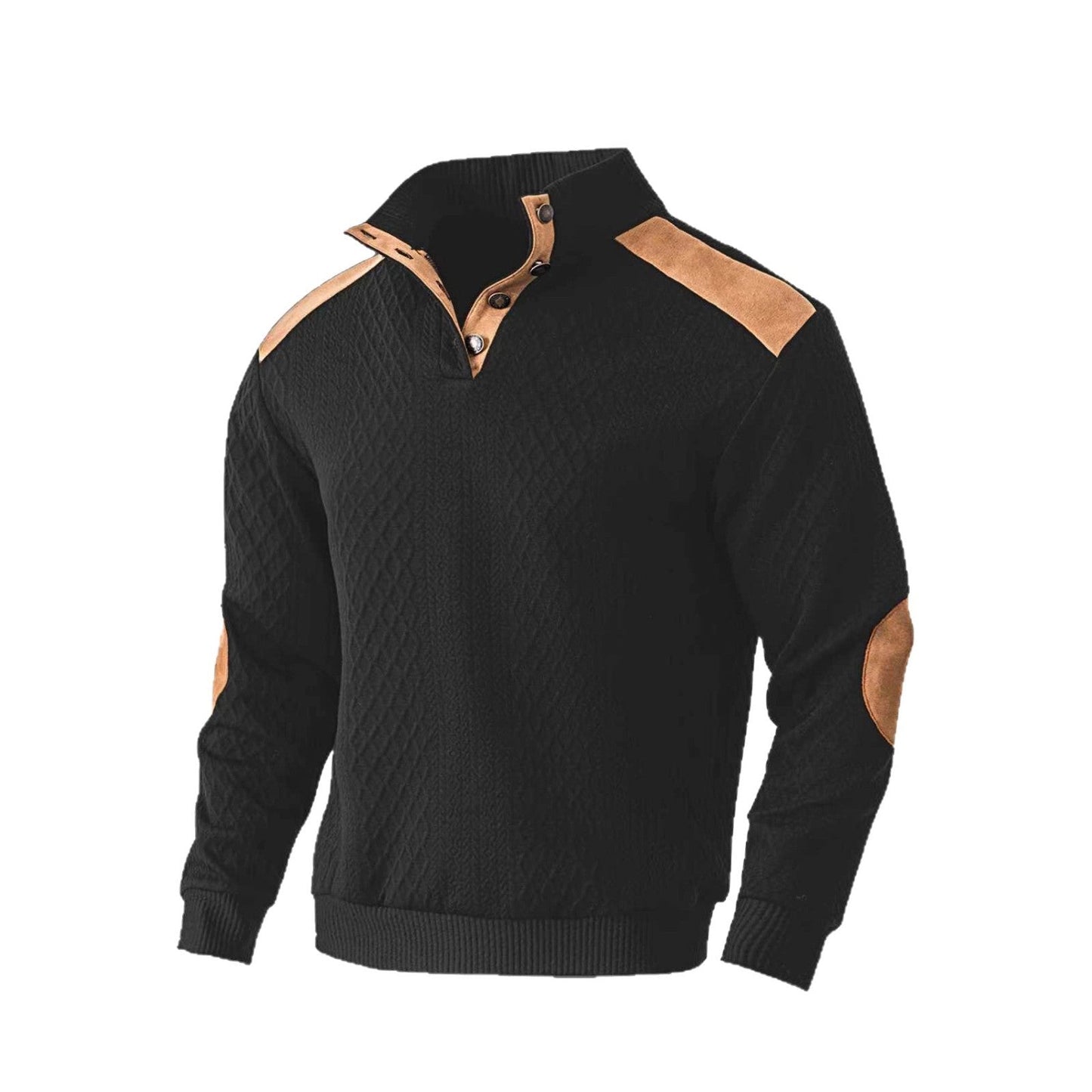 Herren Strickpullover Stehkragen Modern Trendig