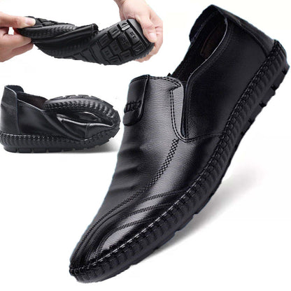 Herren Lederschuhe Braun Elegant Schuhe