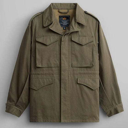Herren Utility-Jacke Funktionell Vieltaschen Modern