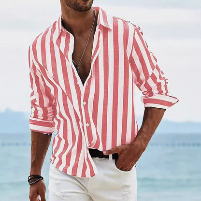 Herren Langarmhemd Elegant Moderne Schnitt