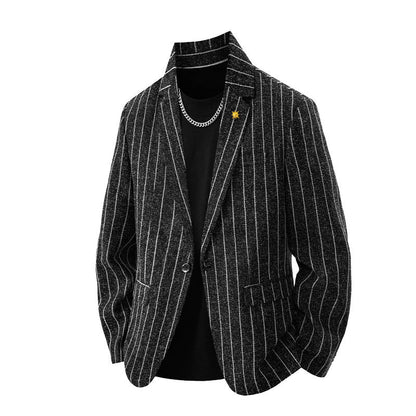 Maßgeschneiderter Herren Wollblazer Eleganter Business Look