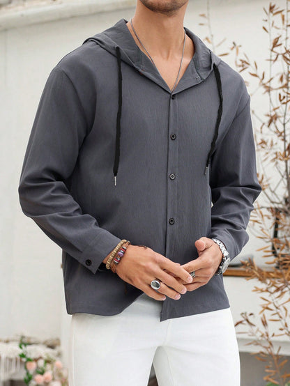 Herren Sportjacke mit Kapuze Modern Trendig