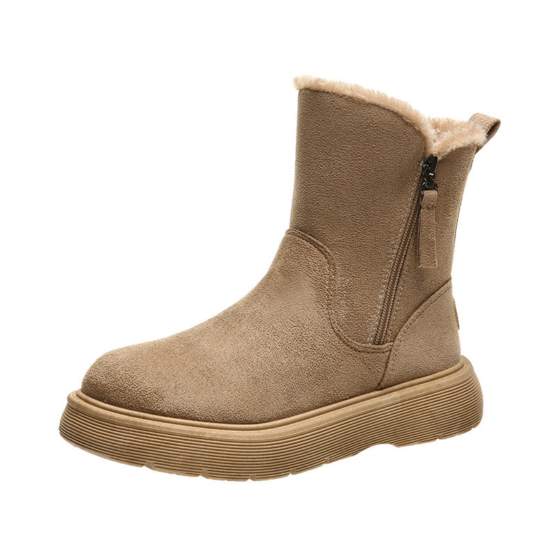 Damen Winterstiefel Isoliert Flauschig Robust