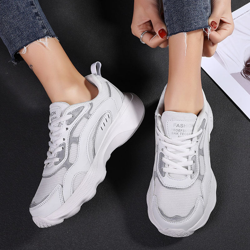 Damen Sneaker Leicht Atmungsaktiv Komfortabel Laufschuhe