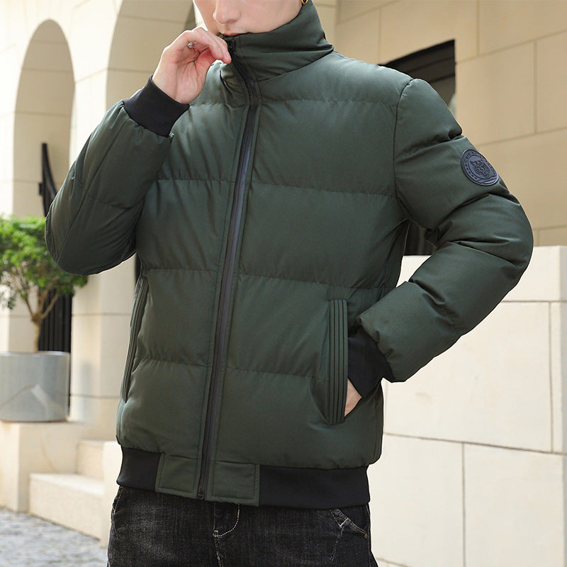 Herren Steppjacke Warm Modern mit Hochkragen