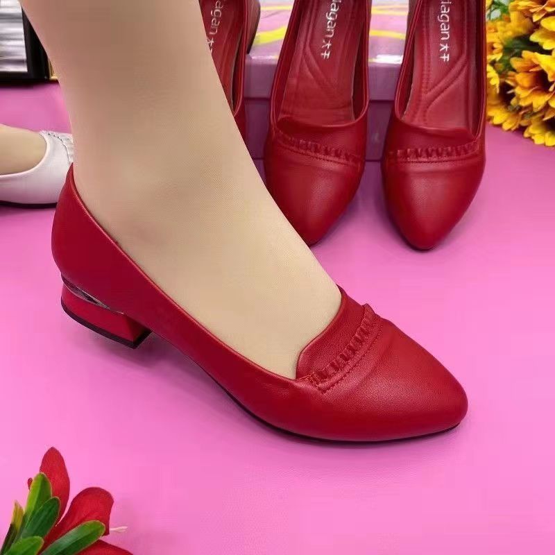 Elegante Damen Ballerinas mit Absatz und dezentem Design
