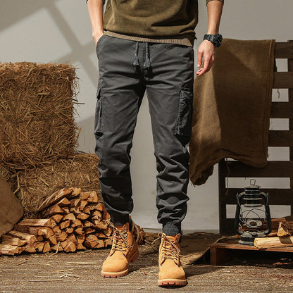 Herren Cargo Hosen Bequem Mit Seitentaschen