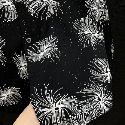 Herren Bluse Floral Modern Trendig