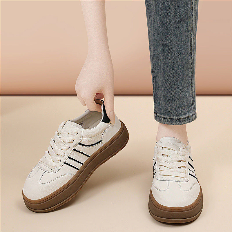 Damen Sneaker Plattformsohle Bequem Modisch - BerlinGlamour
