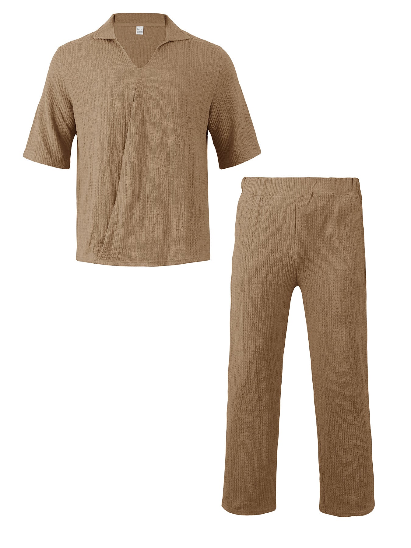 Herren Freizeit-Set V-Ausschnitt Elastisch Bequem