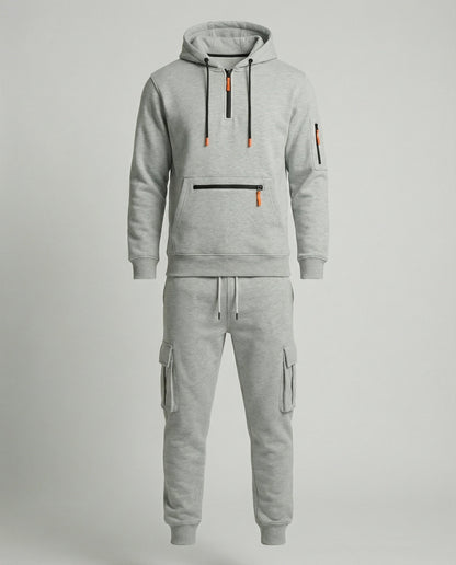 Herren Freizeitanzug Hoodie Jogginghose Sportlich