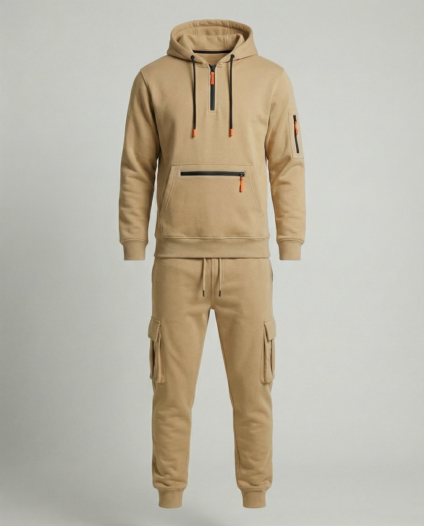 Herren Freizeitanzug Hoodie Jogginghose Sportlich
