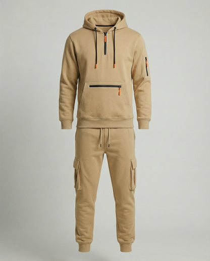 Herren Freizeitanzug Hoodie Jogginghose Sportlich