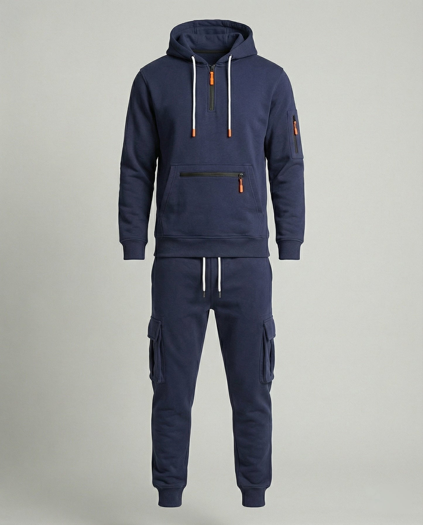 Herren Freizeitanzug Hoodie Jogginghose Sportlich