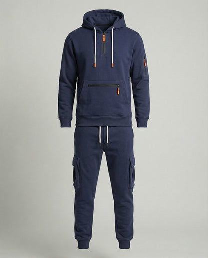 Herren Freizeitanzug Hoodie Jogginghose Sportlich