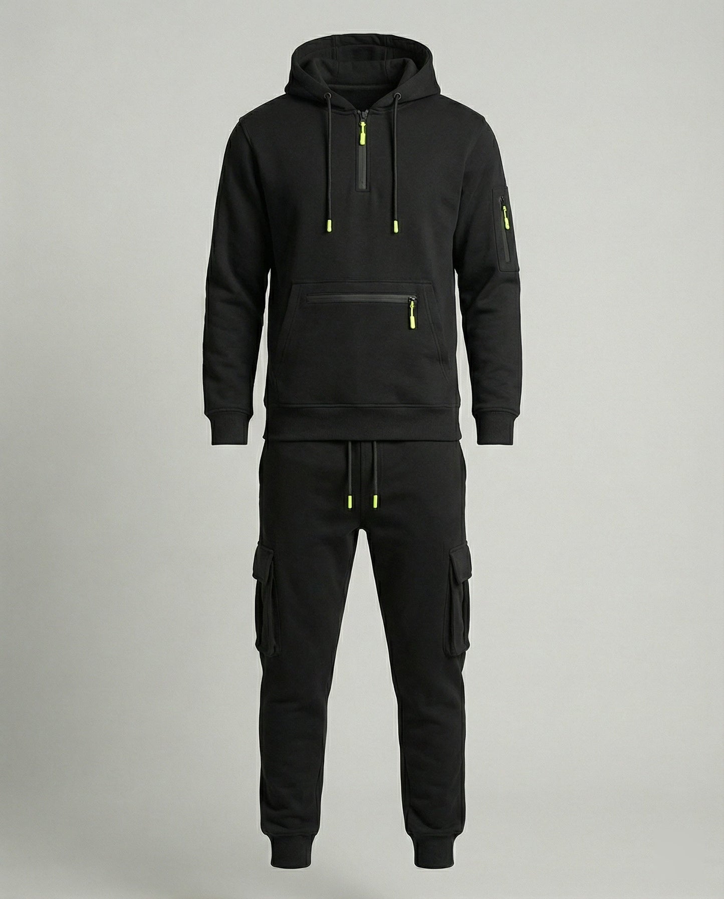 Herren Freizeitanzug Hoodie Jogginghose Sportlich
