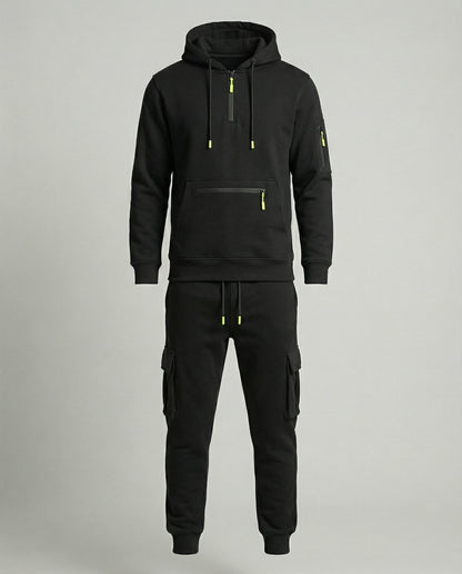 Herren Freizeitanzug Hoodie Jogginghose Sportlich