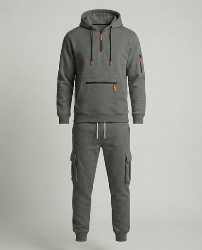 Herren Freizeitanzug Hoodie Jogginghose Sportlich