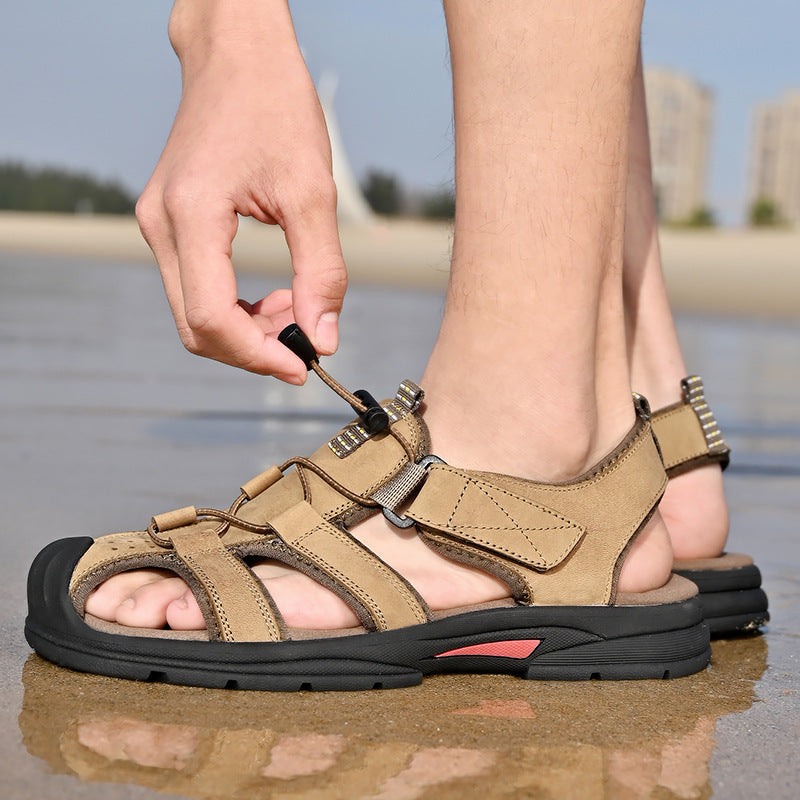 Herren Sandalen Outdoor Rutschfest Verstellbar Sportlich