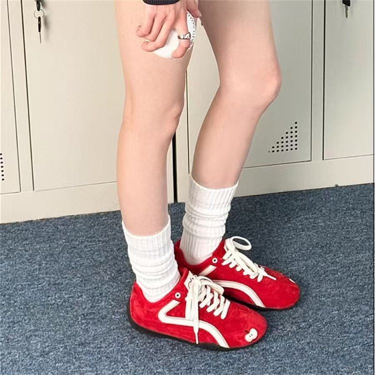 Damen Sneaker Sportlich Trendig mit Applikationen