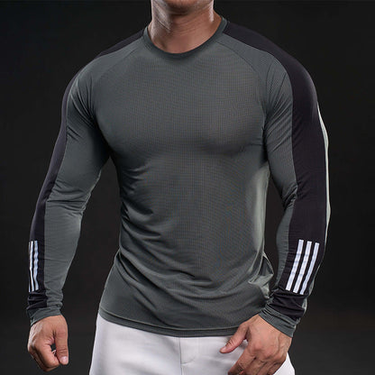 Herren Longsleeve Funktionsshirt Sportlich Modern