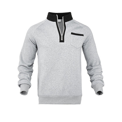 Herren Sweatshirt Feuchtigkeitsregulierend Mit Reißverschluss