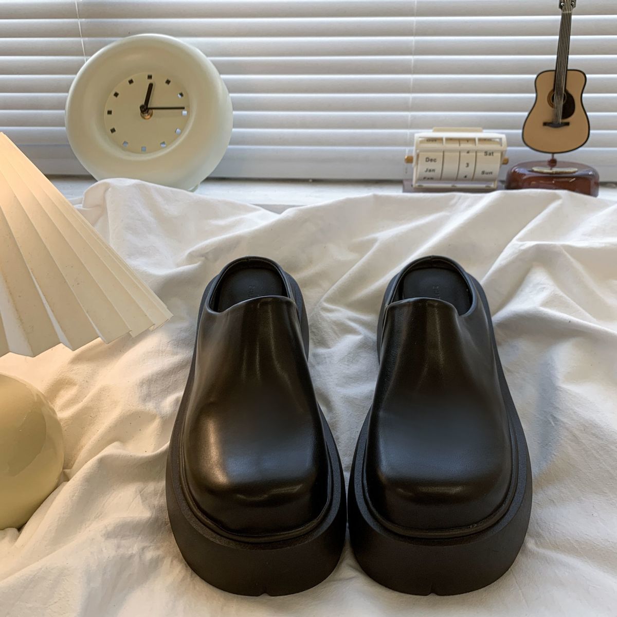 Damen Clogs Plateau Komfortabel Elegant Modern