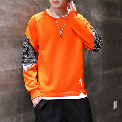 Modisches Herren Sweatshirt mit trendigen Druckdetails