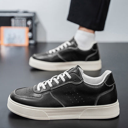 Damen Sneaker Sportlich Leder Laufschuhe Komfortabel