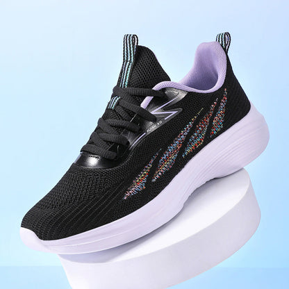 Damen Sneaker Leicht Sport Mesh Atmungsaktiv