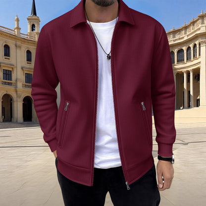 Herren Sportliche Steppjacke mit seitlichen Reißverschlusstaschen BerlinGlamour.