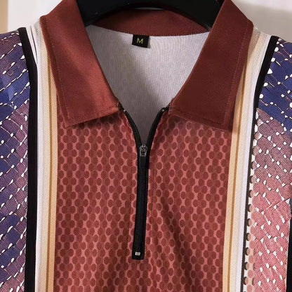 Herren Polohemd Kurzarm Leicht Baumwolle Sommer