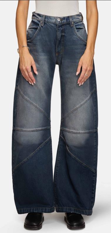 Damen Jeans Weite Bequem Mit besonderem Schnitt