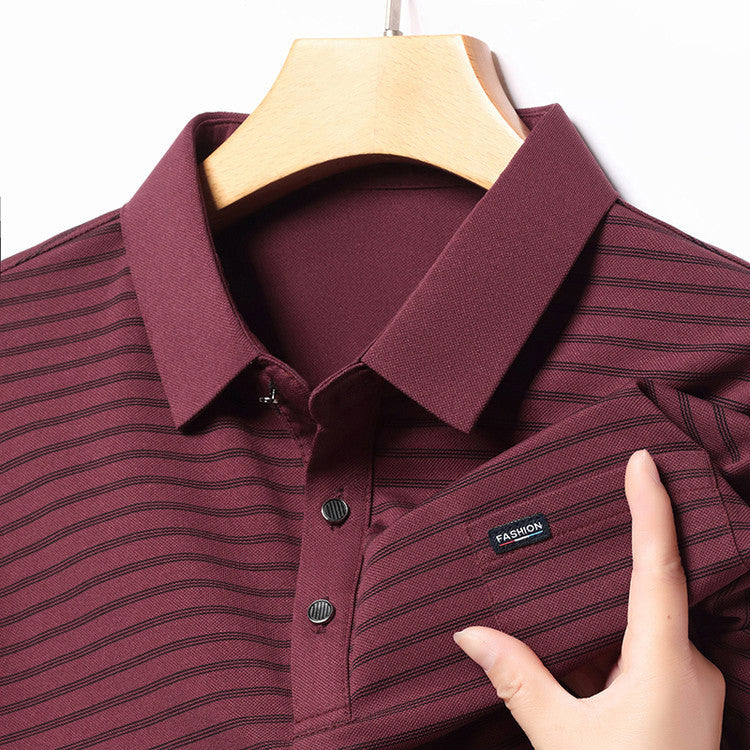 Herren Polo-Shirt Gestreift Modern Sportlich