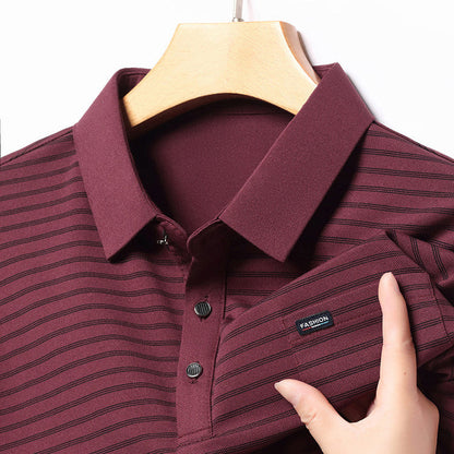Herren Polo-Shirt Gestreift Modern Sportlich