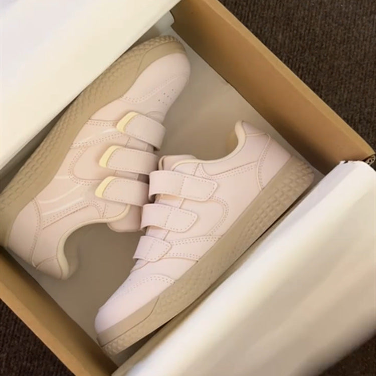 Damen Sneaker Atmungsaktiv mit Klettverschluss Sportlich