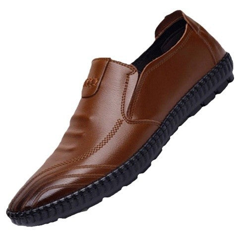 Herren Lederschuhe Braun Elegant Schuhe