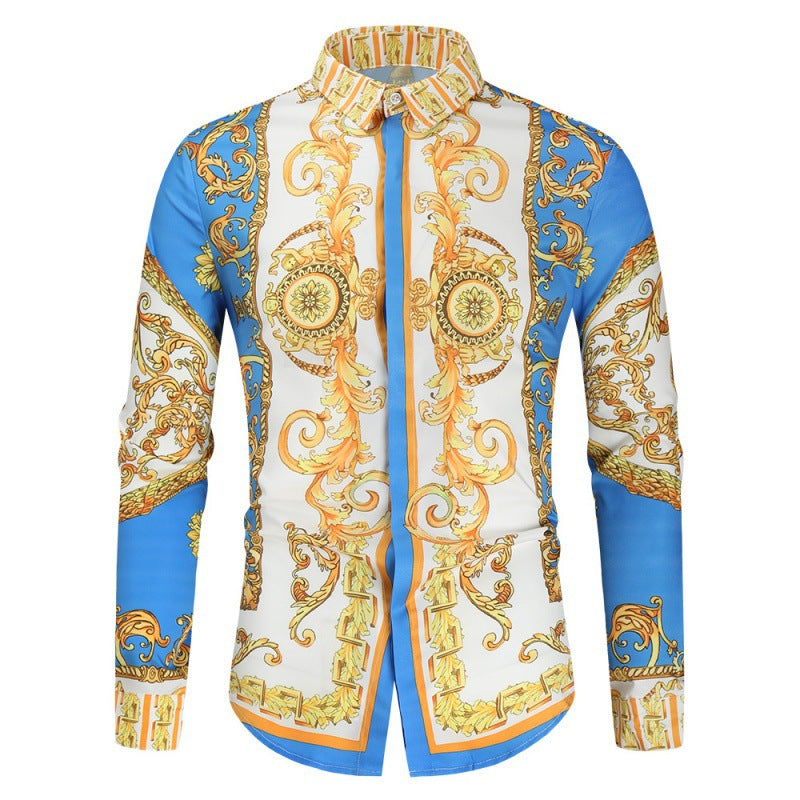 Herren Hemd Barockmuster Luxus Berlin Modern
