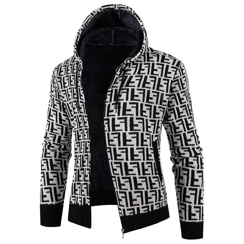 Herren Strickjacke Modern Trendig Muster