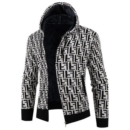 Herren Strickjacke Modern Trendig Muster