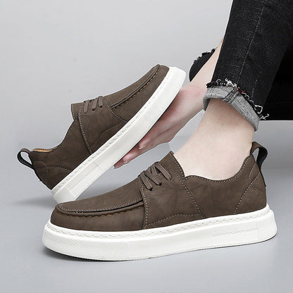 Damen Leder Sneaker Sportlich Chic Modern