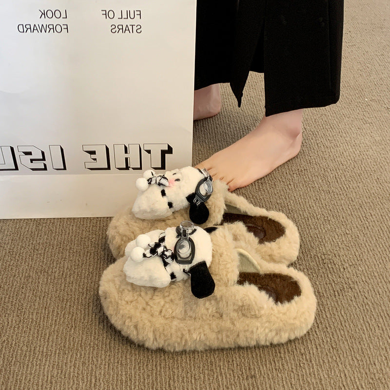 Weiche Hausschuhe Damen Kuschelig Tierdesign Warm - BerlinGlamour