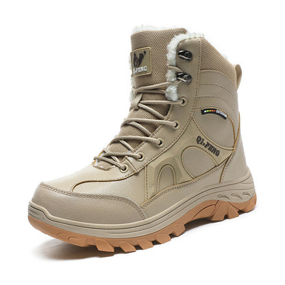 Wanderschuhe Damen Winter Warm Isolierend Rutschfest