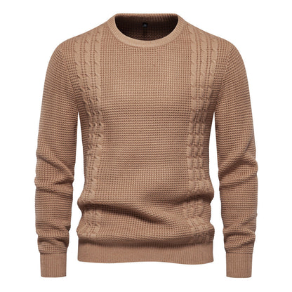 Herren Strickpullover Modern Struktur Design Elegant