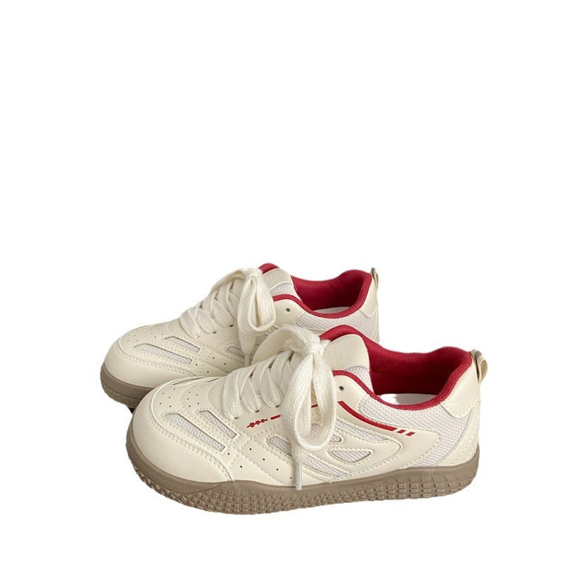 Damen Sneaker Netzstruktur Atmungsaktiv Rüschen Schuhe