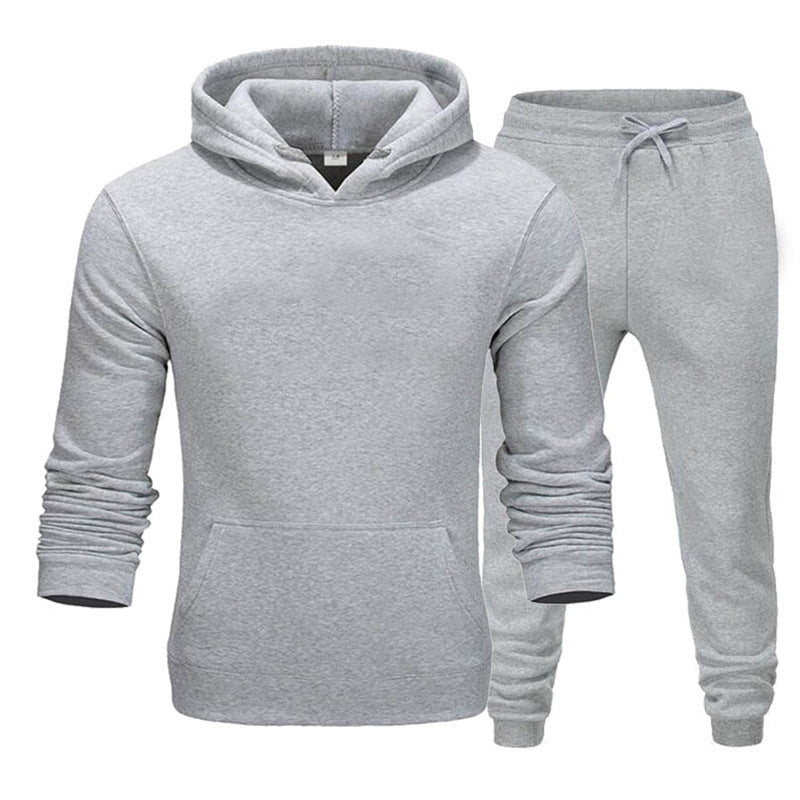 Herren Sportanzug Kapuzenpullover Jogginghose Set Bequem