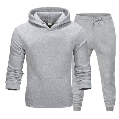 Herren Sportanzug Kapuzenpullover Jogginghose Set Bequem